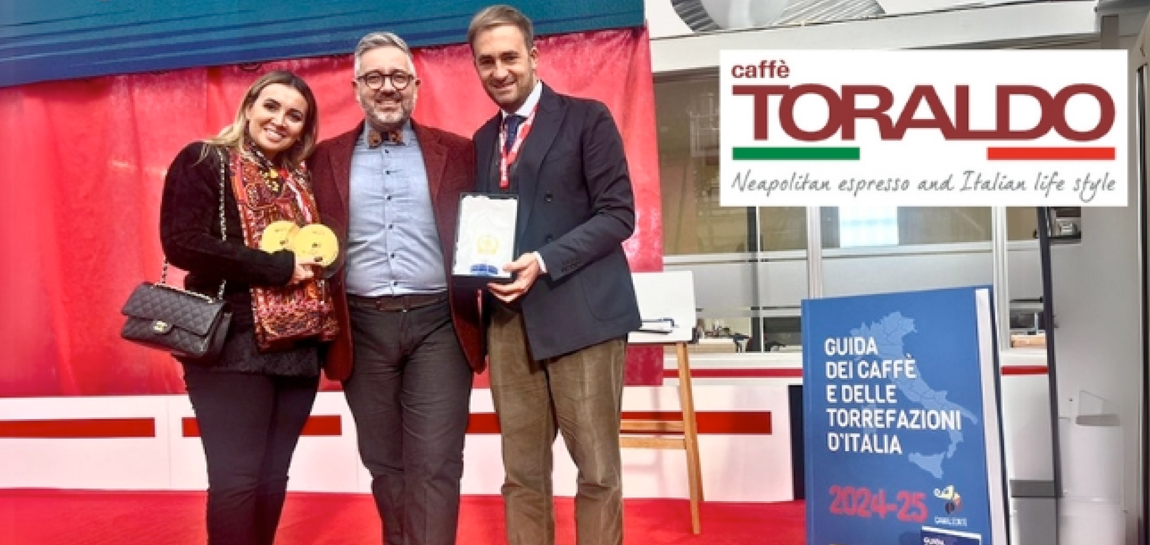 Caffè Toraldo ritira il premio speciale “Award Torrefazione Home” dalla Guida Camaleonte che seleziona le migliori referenze e torrefazioni d’Italia